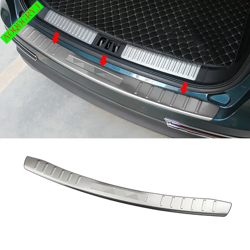

Fits For Lincoln MKX 2015-2018 Car Stainless Steel Rear Bumper Door Fence Pedal Protector Moulding Styling Accessories 1PCS