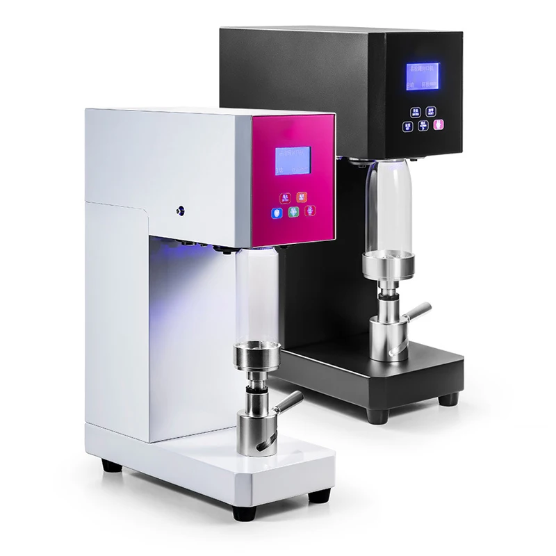 علب بلاستيكية لختم الآلة بقوة 220 فولت ماكينة أوتوماتيكية لختم المشروبات معدات لشاي الحليب كاملة