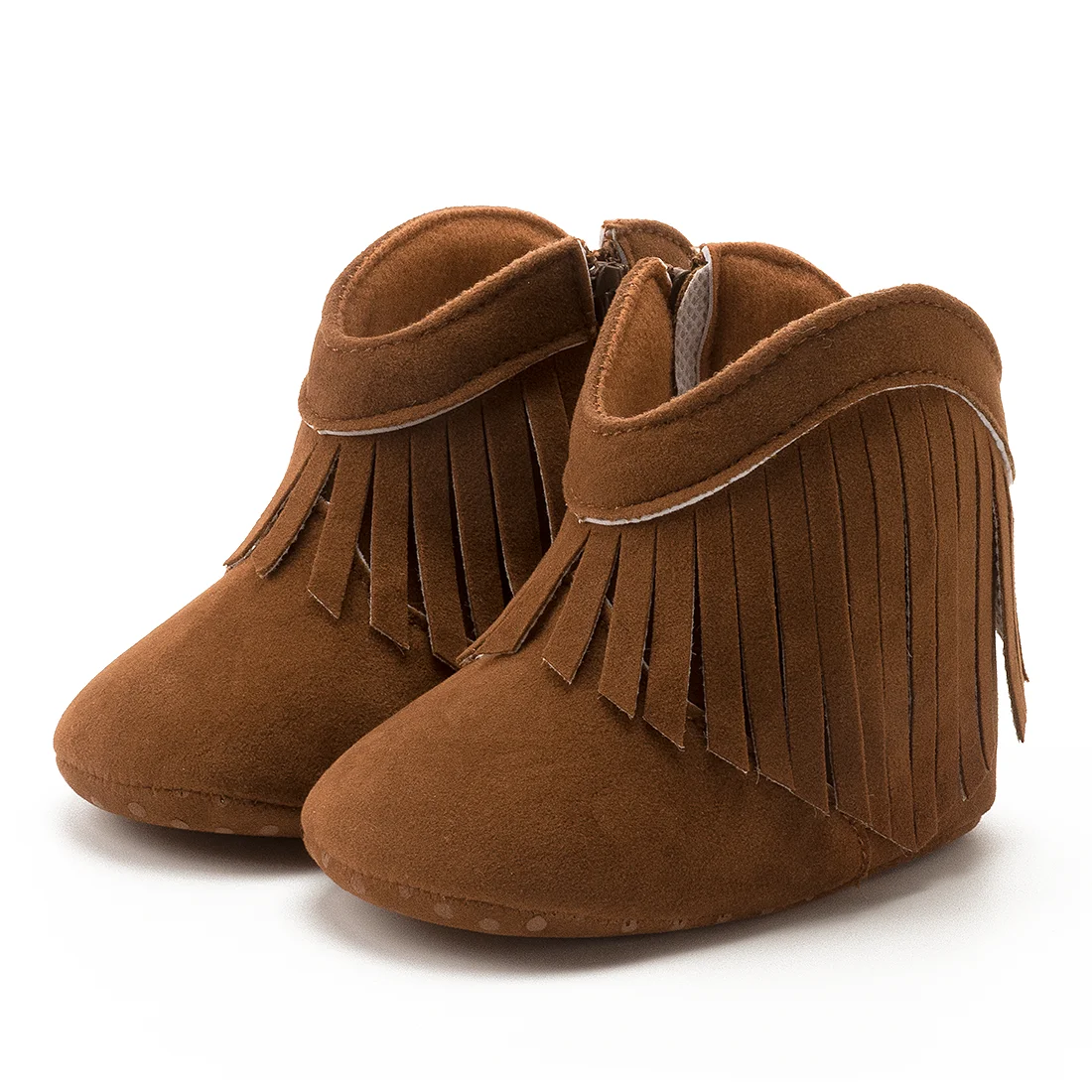 Kidsun Baby Booties Meisje Jongen Prewalker Solid Baby Peuter Eerste Wandelaars Zachte Zool Anti-Slip Laarzen Pasgeboren Mocassin