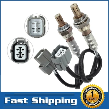 Capteur d'oxygène en amont et en aval, avant et arrière pour Honda Civic, moteur 1.7L D17A7, 4 fils, 2001, 2002, 2003, 2004, 2005, 2 pièces