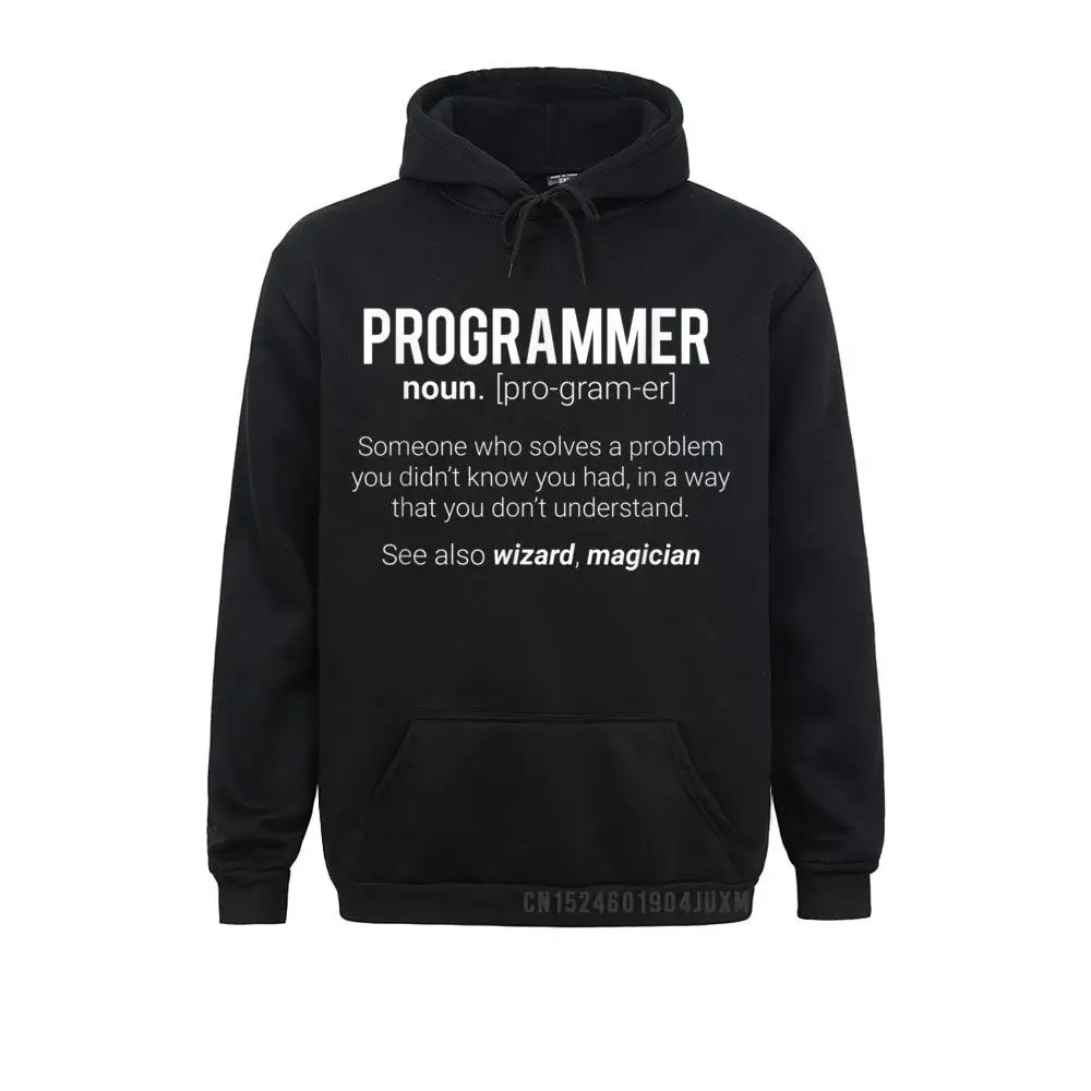 Funny Programmer Meaning Design Programmer Noun Defintion Hooded Tops Men Sweatshirts Design Hoodies 2021 Clothes