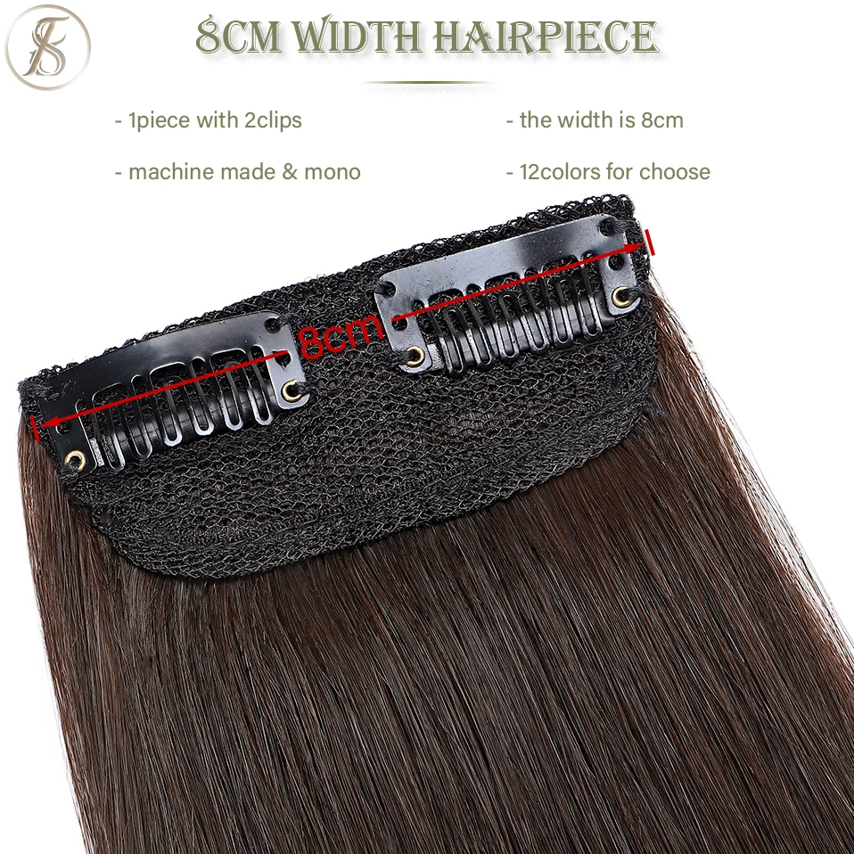 Clip TESS nelle estensioni dei capelli umani Clip per capelli con estensione naturale al 100% 8 cm Parrucchino Riforna il volume dei capelli Clip nei capelli naturali