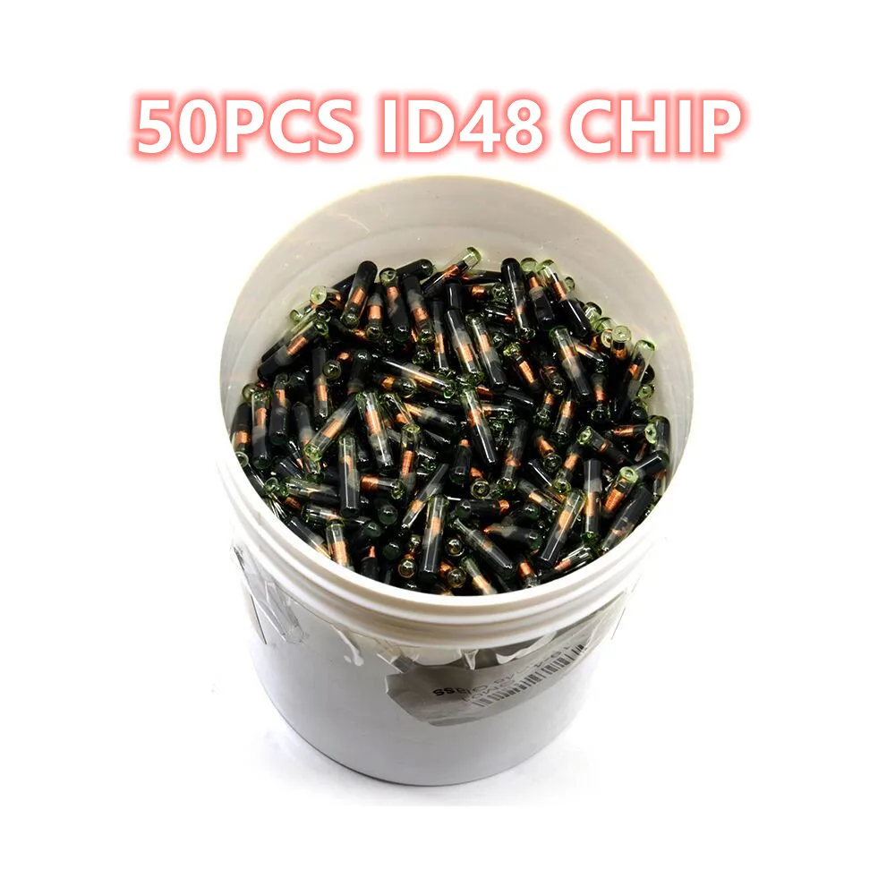 50pcs aftermarket ID48 transponder chip Car Key Chip Blank OEM ID48 Chip Auto Transponder Chip Glass ID 48 Unlock Chip