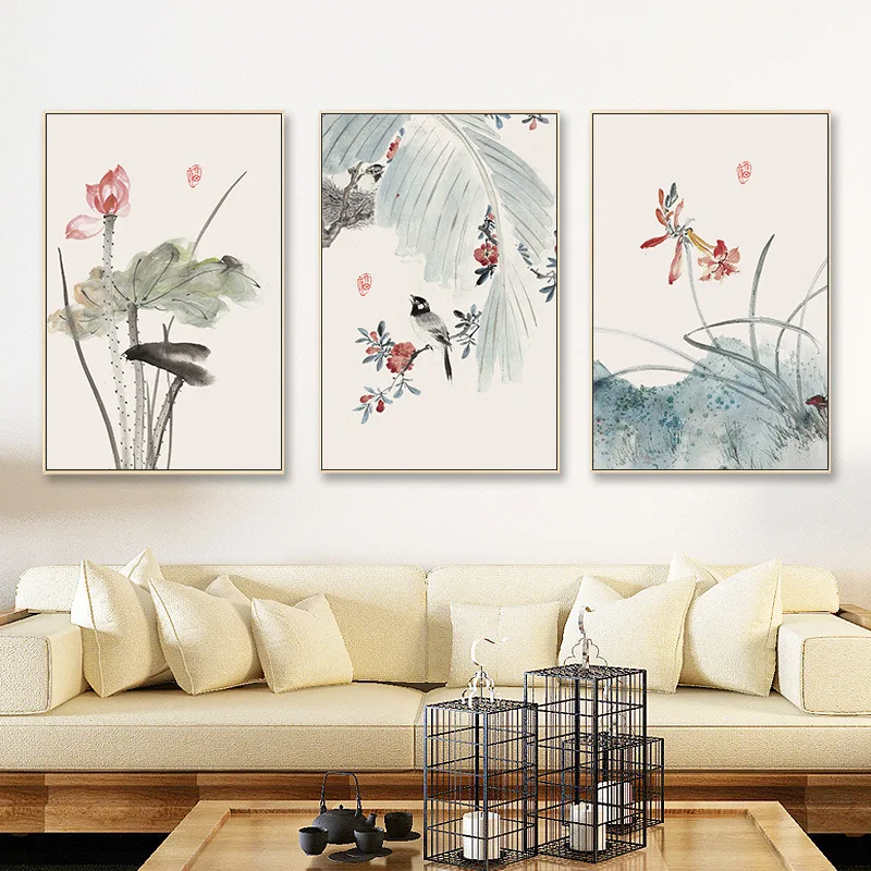 Decoracion Hogar Moderno room poster black and white abstract wall art retro room decoration room decoration wall pink without f