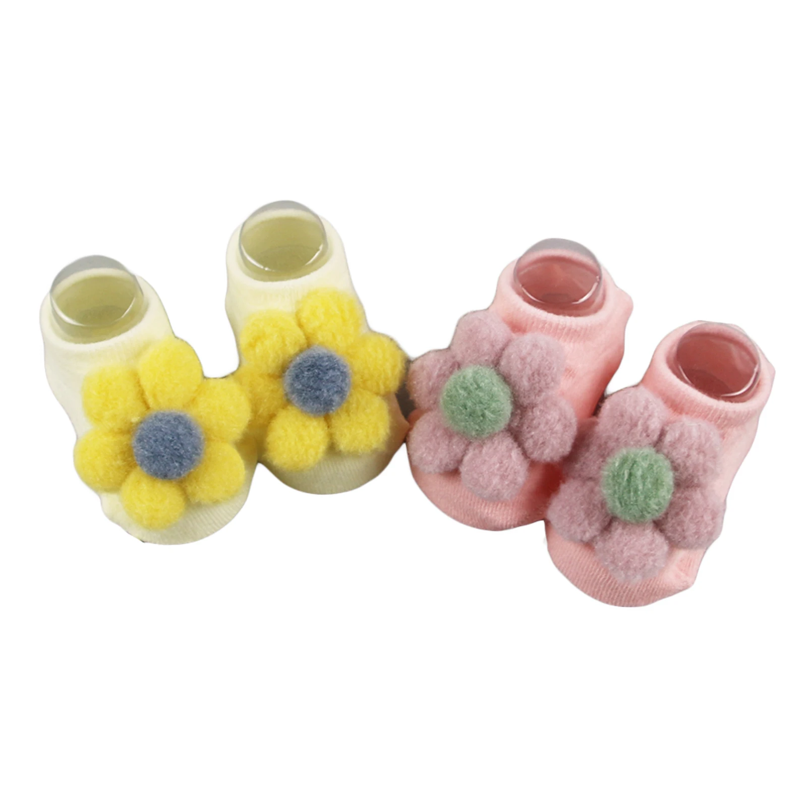طفل رضيع طفل الفتيات المضادة للانزلاق قصيرة جوارب يمكن السير بها على الأرض لطيف ثلاثية الأبعاد زهرة أفخم تنفس بسط الكاحل جورب النوم ملابس ري...