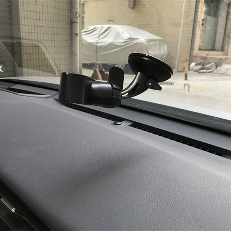 Car Windshield Phone Holder Windscreen Car Stand Bracket Mobile Console Bracket Clip On Universal For Mobile Phone 360 Rotatable
