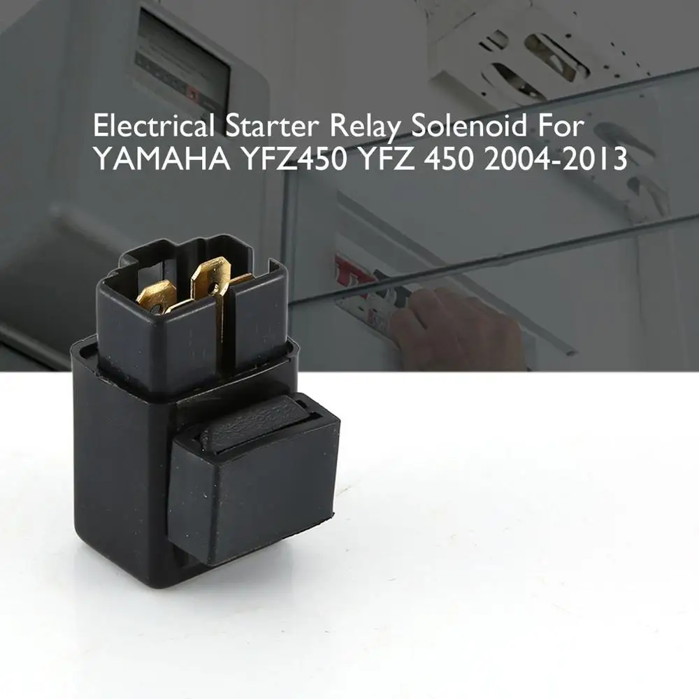 

Electrical Starter Relay Solenoid For YAMAHA for YFZ450 for YFZ 450 2004-2013 Upgrade High Quality Brand New