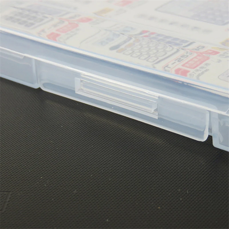 A4 Ultra-thin Portable Transparent File Box, Travel Journal Document Test Paper Storage Box, Office Archive File Storage Box