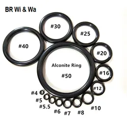 BR Wi & Wa 가이드 알코나이트 링 낚싯대 가이드, 알코나이트 링 로드 빌딩 DIY 수리 로드