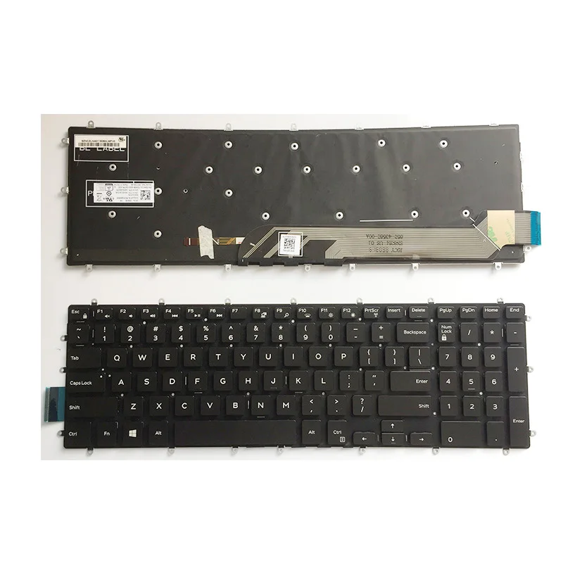 Pop US laptop keyboard for Dell Inspiron 7567 7566 7577 7587 7570 7580 keyboard layout blue/red/white Backlit