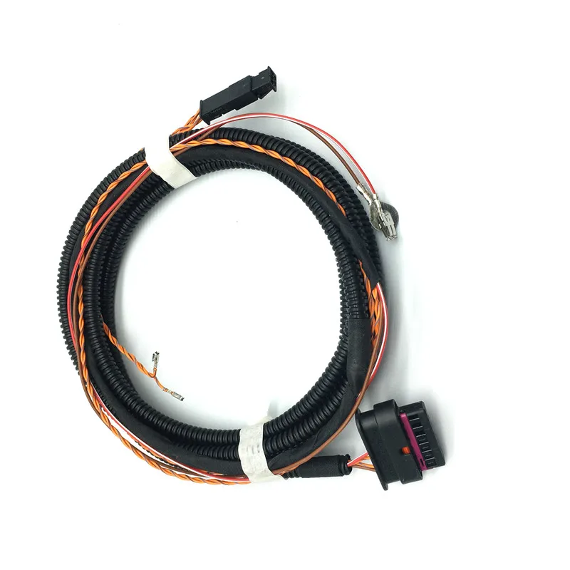 Car Front Camera Lane change keeping Lane assist ACC Adaptive Control Cruise Wiring Harness Cable For VW Tiguan 2Q0 907 572 J M