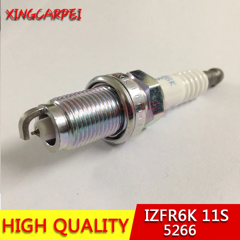 New 4pcs IZFR6K-11S 5266 9807B-561BW Iridium Spark Plug For Honda Civic 2006-2011 1.8 IZFR6K11S Auto Part