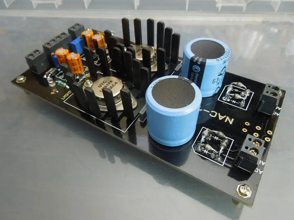 LM317 fuente de alimentación ajustable referencia UK NAIM HICAP Kit de circuito de potencia