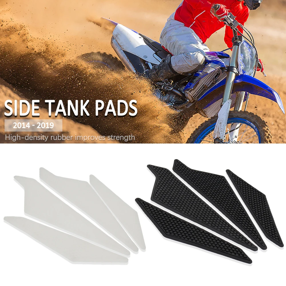 

Motorcycle New Gas Tank Pads Traction Side Fuel Protector Sticker Decals For Yamaha YZ250F YZ250FX YZ450F YZ450FX WR250F WR450F