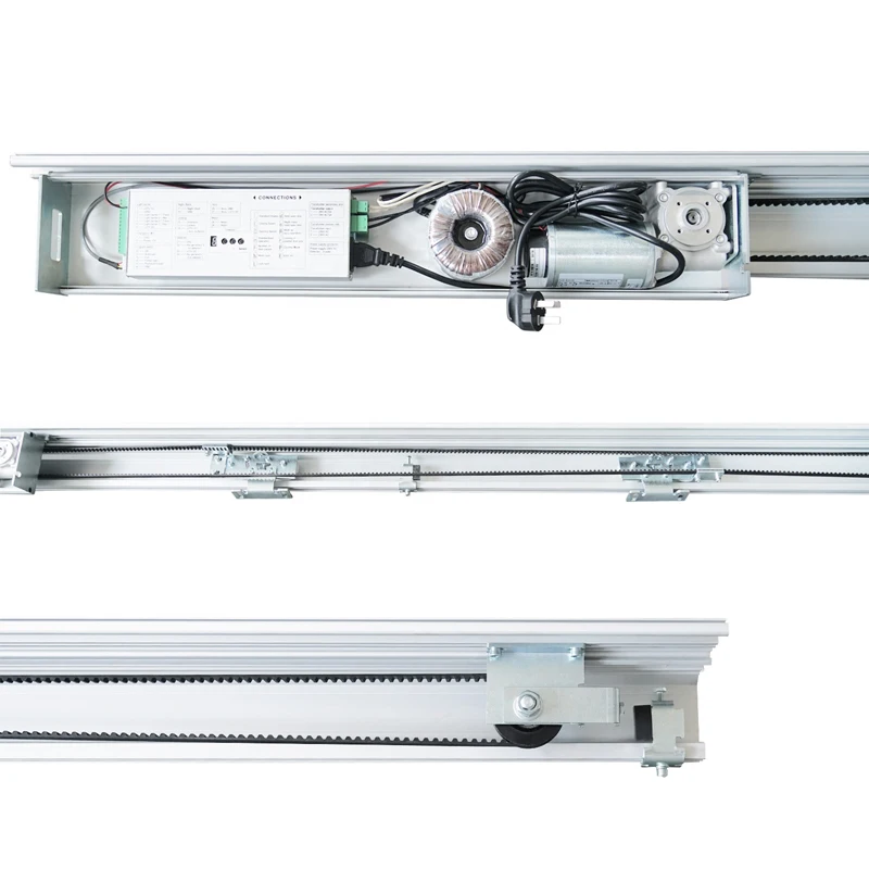 European Design Model 65w Motor Glass Door System Automatic Door Sliding /Microwave Infrared Induction Moving Door