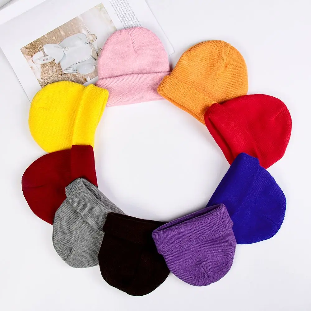 

Cute Unisex Soft Kids Girl Winter Warm Knitted Crochet Baby Hat Beanie Cap