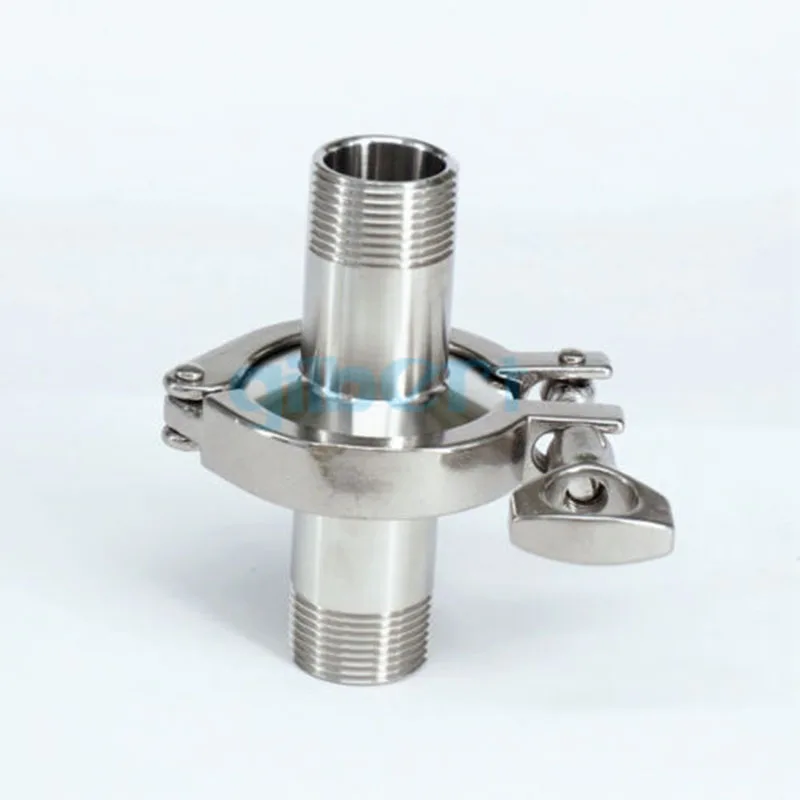 

1-1/2" BSPT Male x 2" Tri Clamp Set SUS304 Stainless Steel Assembly Sanitary Fitting Tri-Clover Home Brew