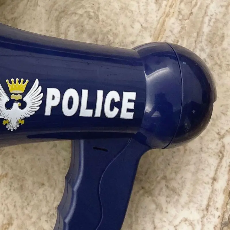 Megaphone for Kids Pretend Police Props for Kids Children Police Siren Toys D5QA