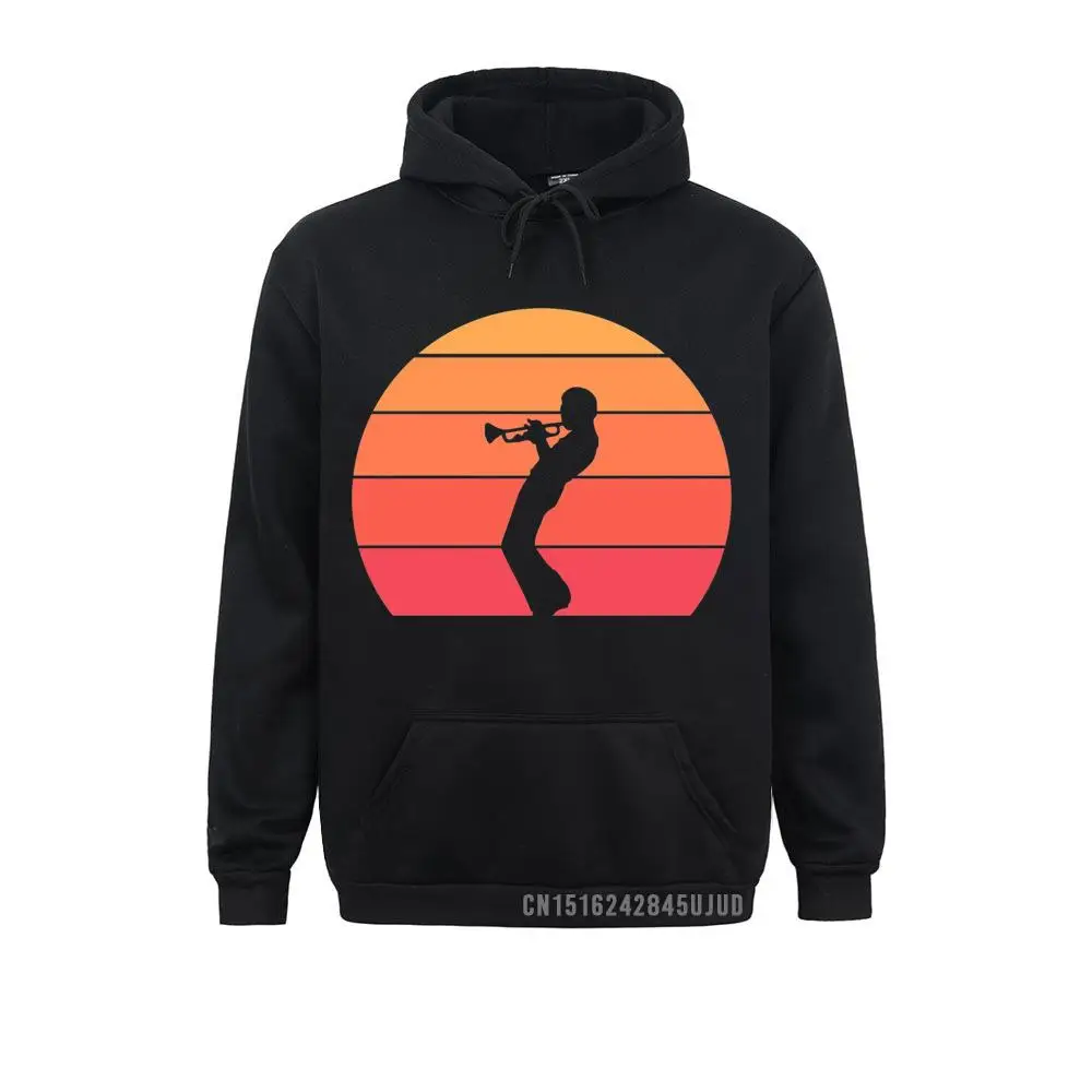 Round Neck Quality Miles Davis Trumpet Sunset High Street Pullovers Shirt For Man Hip Hop Custom Costume Hoodie