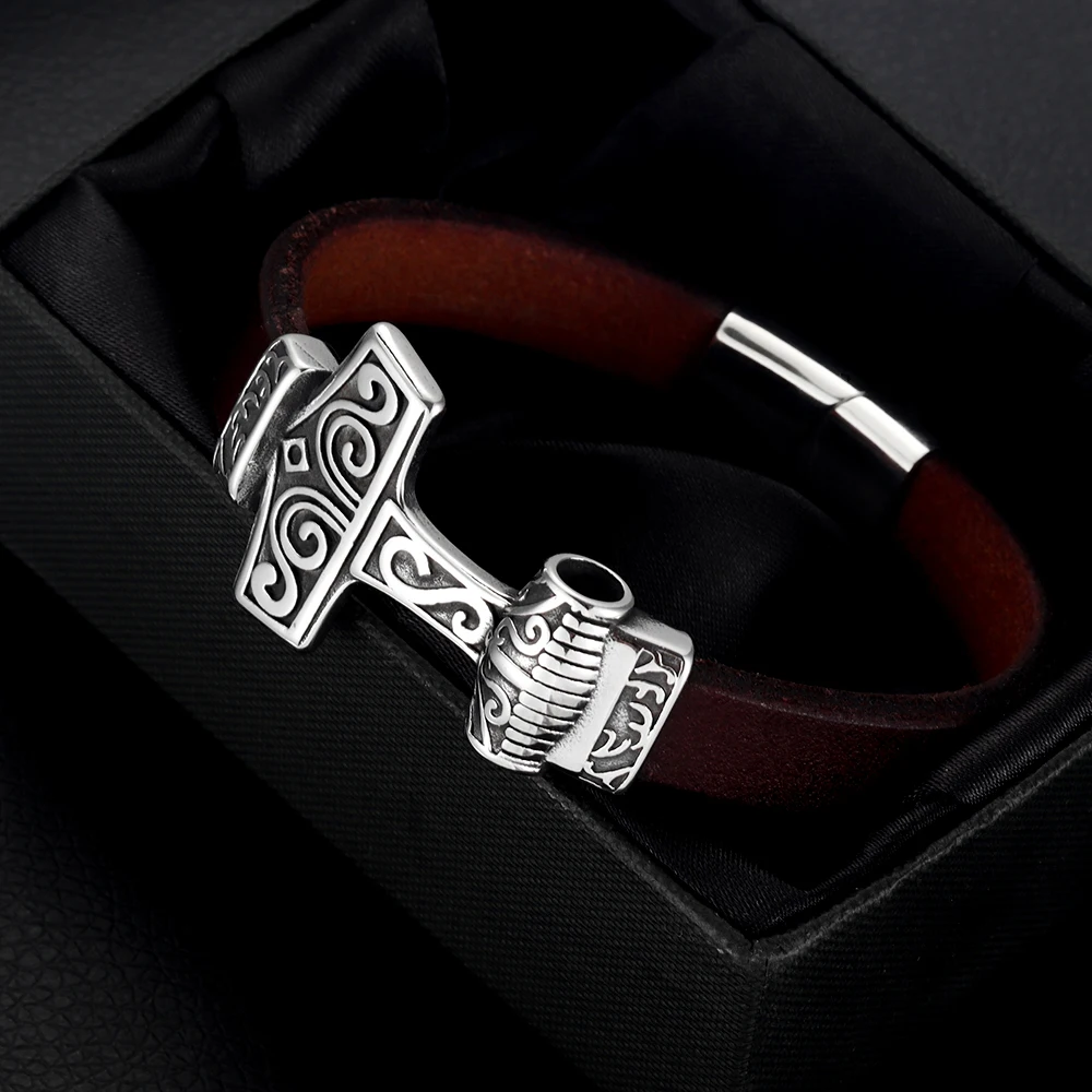 Stainless Steel Viking Axe Connector Hole 12*4mm for DIY Charms Bracelet Connect Findings Men Jewelry Making Accessories
