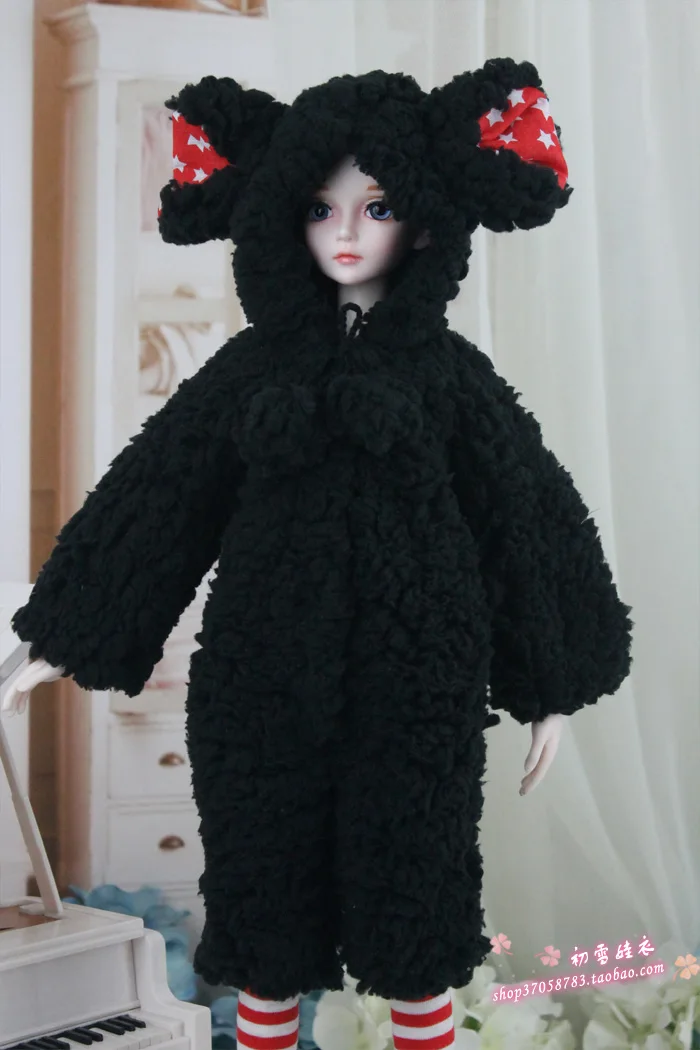 1/6 1/4  BJD clothing Accessories doll Cute pajamas coat + Socks for BJD/SD YOSD MSD,not include doll,wig and other E2544