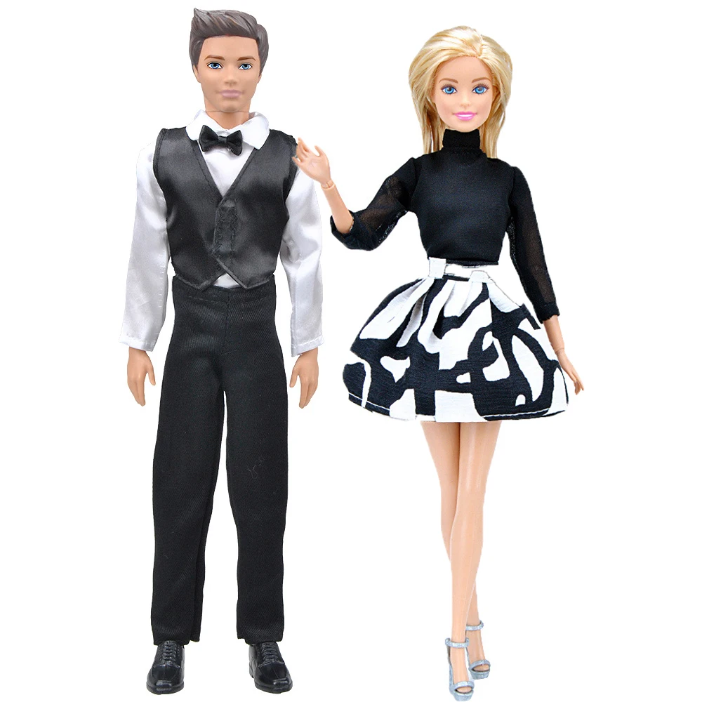 1 Set Ken Clothes Wedding Suit Doll Dress for 12 Inches Doll Boyfriend Ken Daily Wear Party Suit Fashion Outfits Doll Accessorie