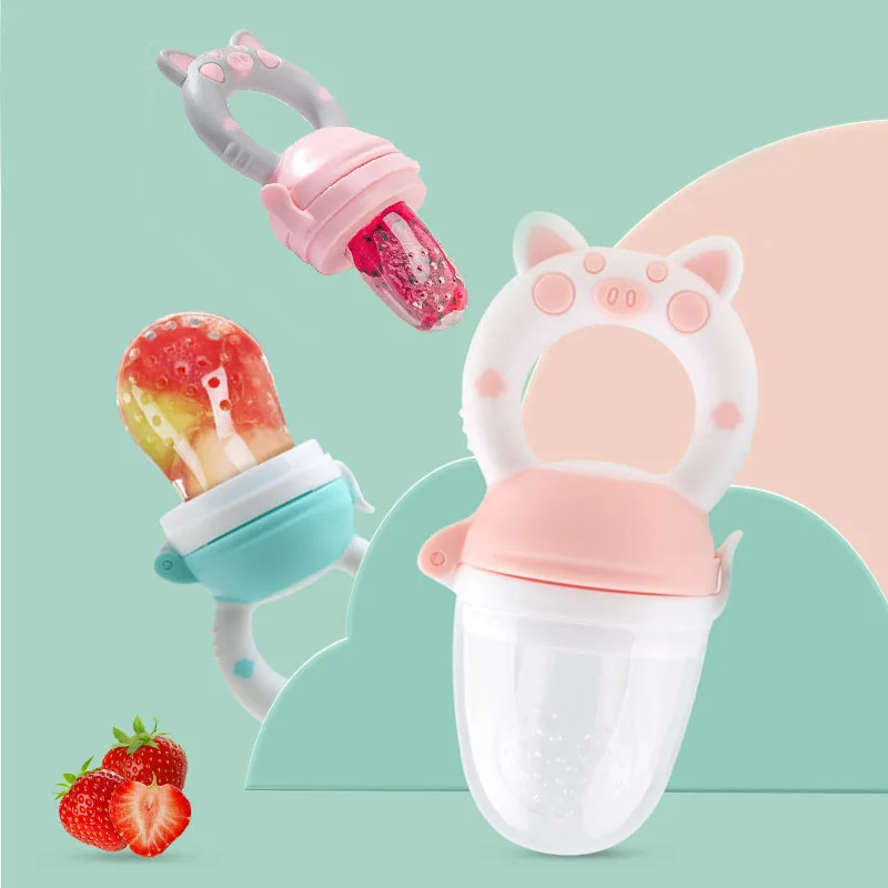 

Baby Nipple Food Bottle Silicone Baby Pacifiers Feeder Kids Fruit Feeding Nipple Safe Supplies Nipple Teat Pacifier Bottles