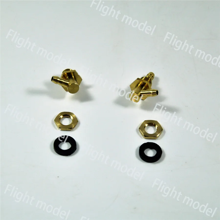 1 Pair Of   Flight Model Transparent Fuel Tank Parts Oil Nozzle