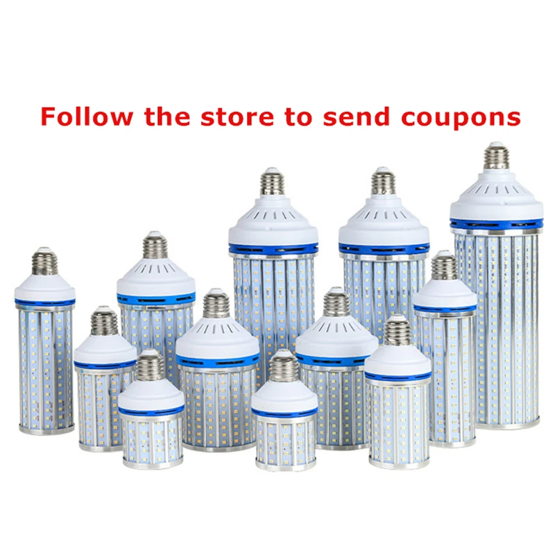 30W 60W 80W 100W 150W 200W 250W LED Corn Lamp E27 E26 B22 E39 E40 Light Bulb 110V 220V Aluminum For Warehouse Factory Basement