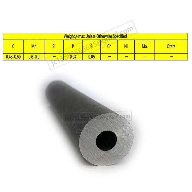 18mm Metal Tube 17mm Carbon Steel Pipe 16mm ASTM 1045 15mm JIS S45C 14mm DIN C45 13mm Carbon Steel Tubing 12mm