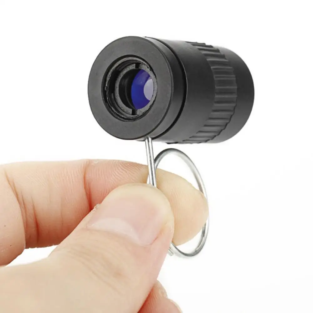 50% Hot Sale 2.5x17.5mm Mini Telescope Pocket Monocular HD Lens with Knuckle Finger Ring Climbing Hiking Equipment