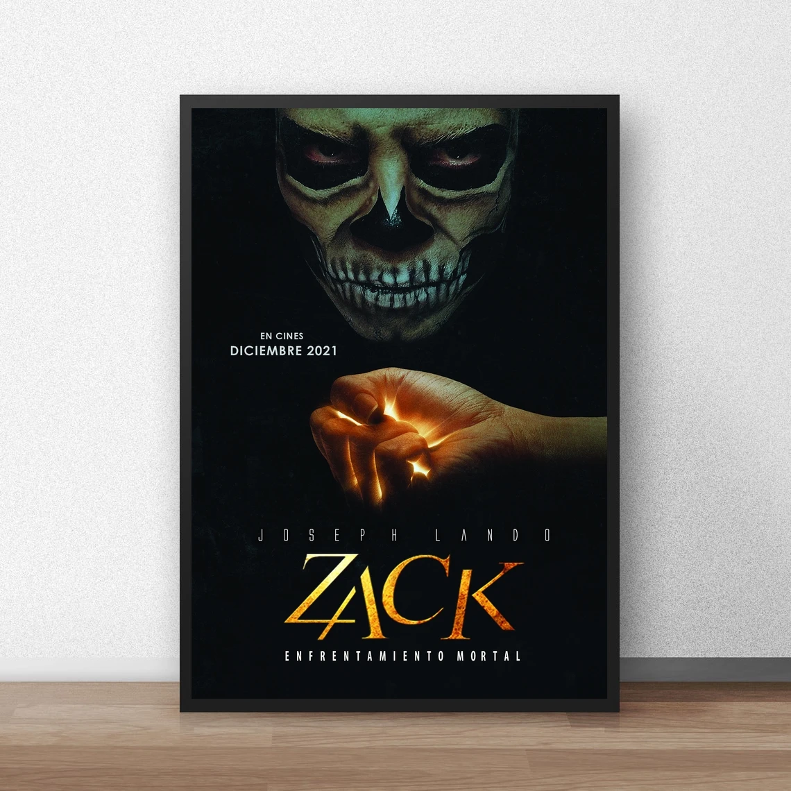 Zack Enfrentamiento Mortal Classic Movie Poster Canvas Print Home Decoration Wall Painting ( No Frame )