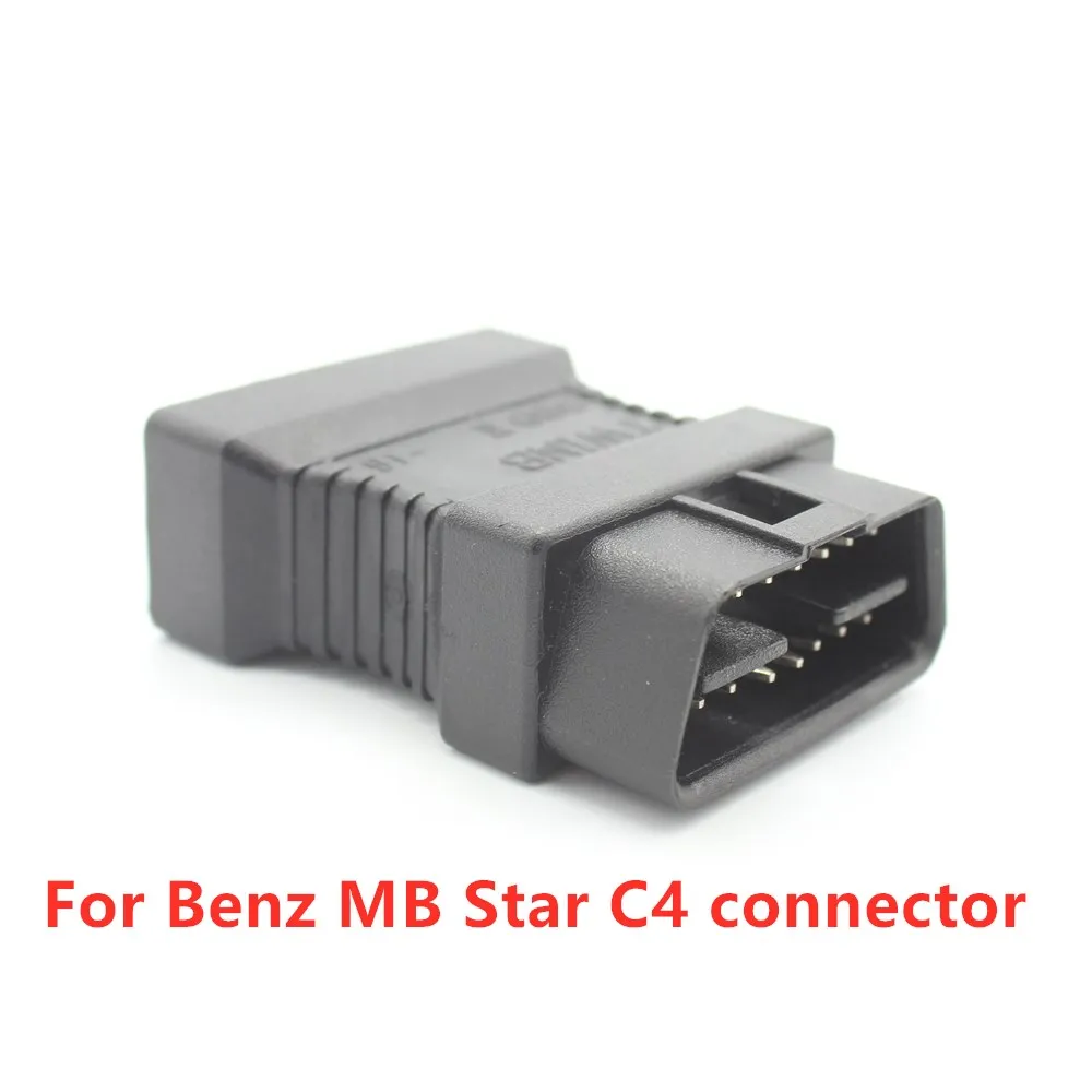 Acheheng For Benz MB STAR C4 Multiplexer SD Connect Compact 4 C4 Diagnostic Tool OBD2 16pin Connect Adapter Car 16pin Connector