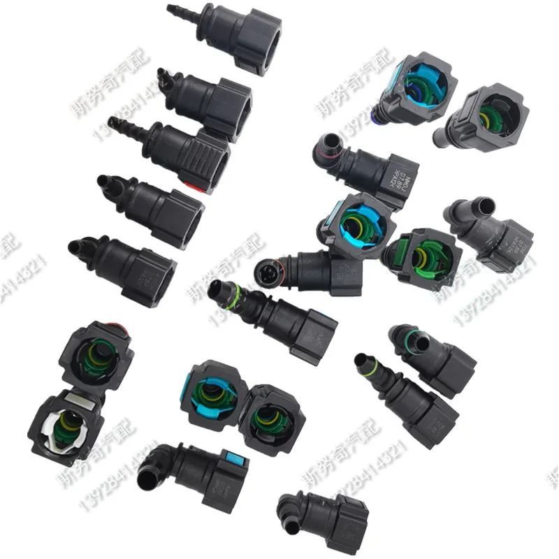 7.89mm 7.89 ID6 auto Fuel line quick connector 180 degree 5/16 SAE  fuel pipe fittings  gasoline quick connector 50pcs a lot