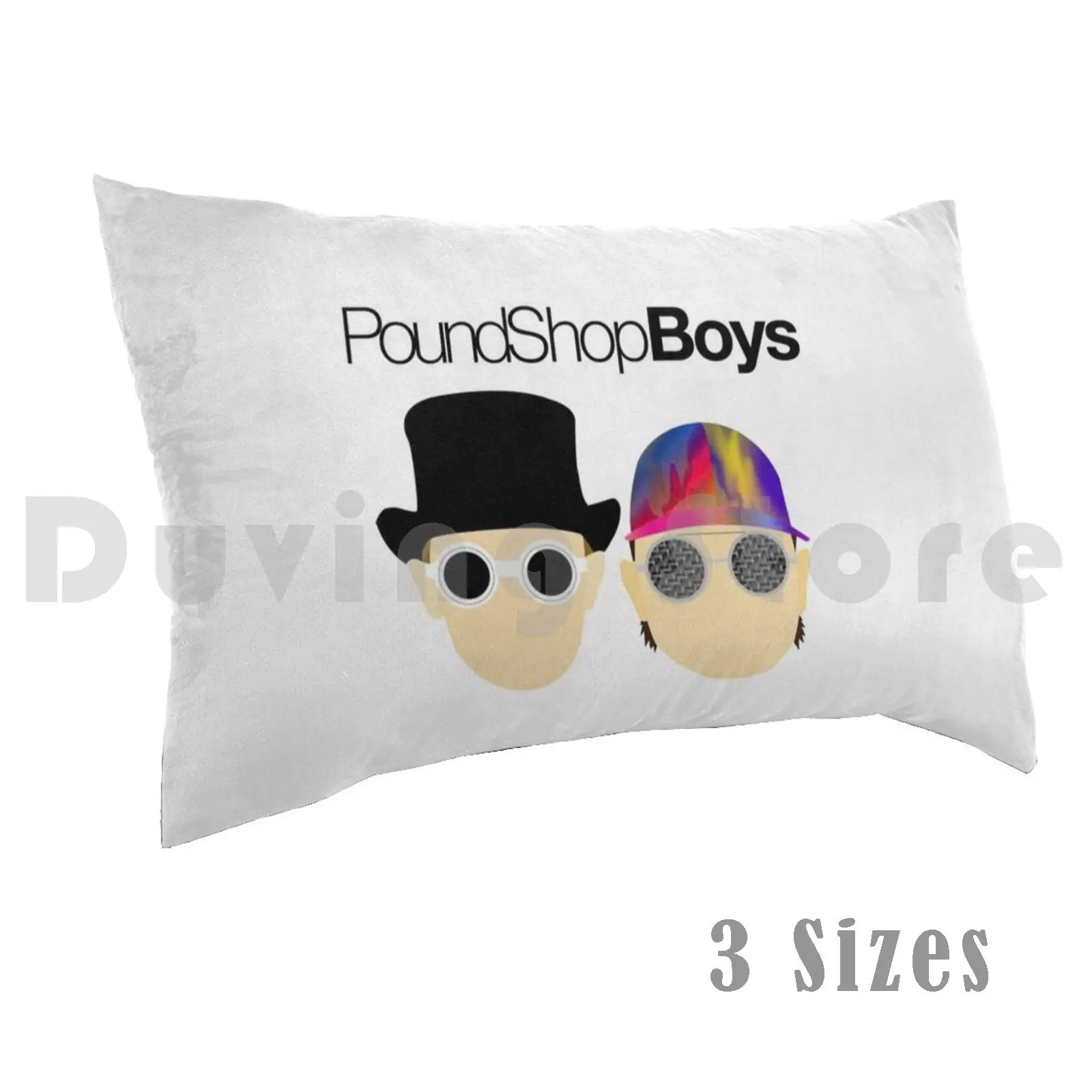 The Pound Shop Boys By Laura Hopkinson Pillow Case Printed 50x75 Pound Shop Boys Pet Shop Boys Retro Nostalgia