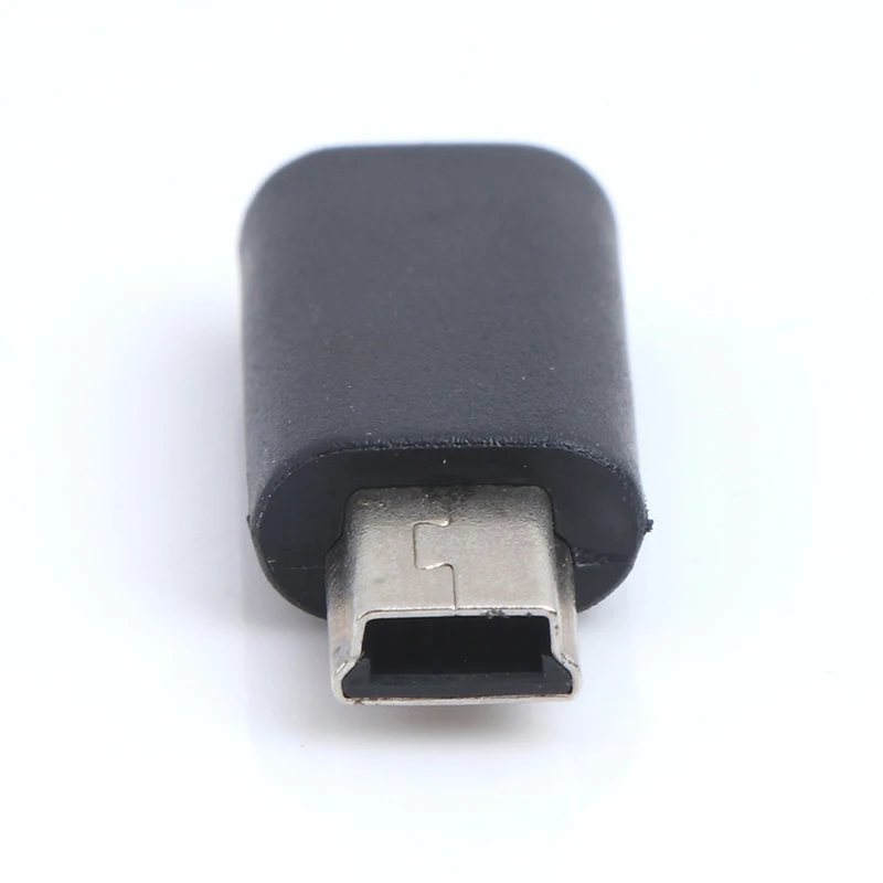 1Pc X USB Input Micro USB + Output Mini USB Micro USB Female Ke Mini USB Male