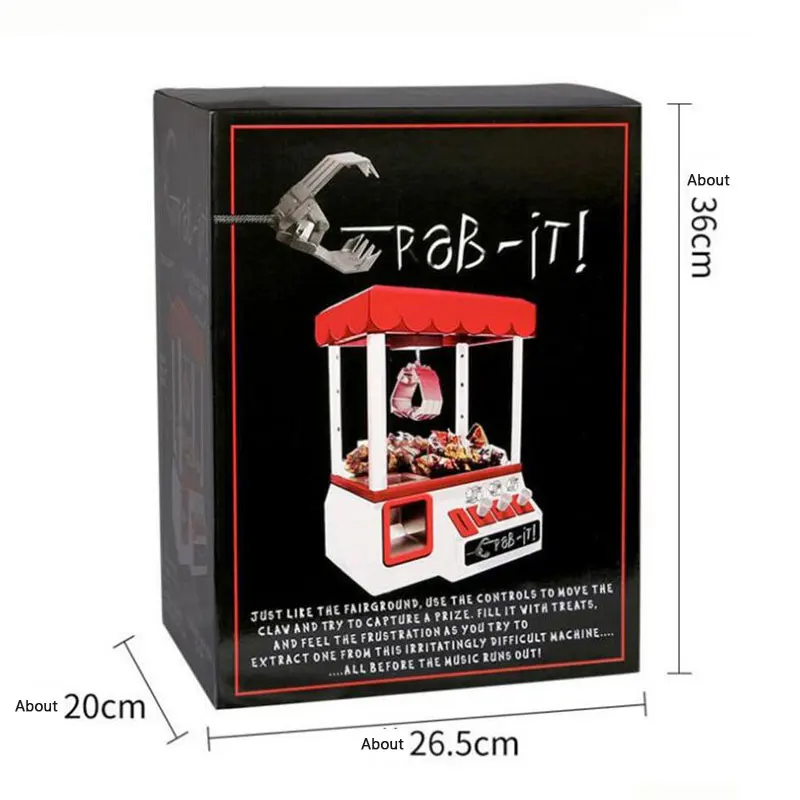 

Кукла с зажимом, аркадная игра с монетоприемником, автоматическая торговая игрушка для развлечений, кукла с зажимом Candy, портативный игровой автомат