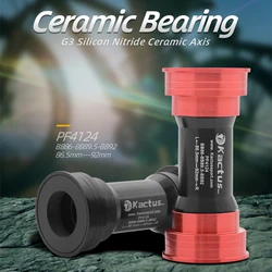 KACTUS CERAMIC BB86 BB90 BB92 Press 41mm Fit Bottom Brackets For SHIMANO Shaft Diameter 24mm Axis For SRAM GXP 24/22 Bike Parts