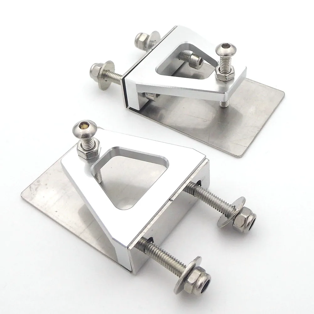 

1Pair RC Boat Trim Tabs Balance Plate 49mm*38mm Trim Flaps for RC Gasoline Nitro RC Boat Speed MONO Vee Oval