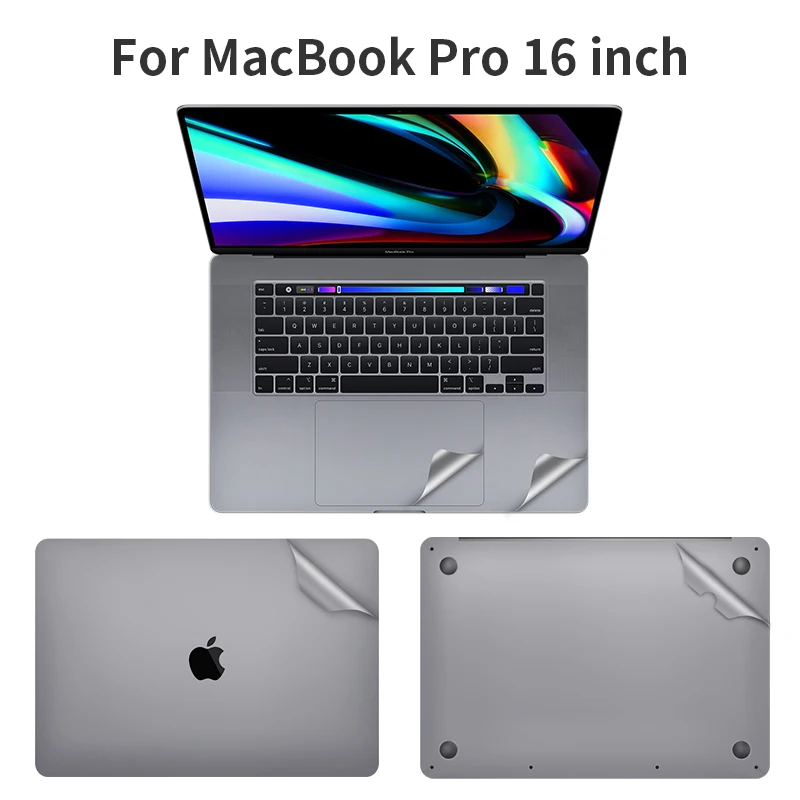 Lention Full Body Sticker for 16-inch MacBook Pro A2141, Include Top + Bottom + Touchpad + Palm Rest Skin Full-Cover Protective