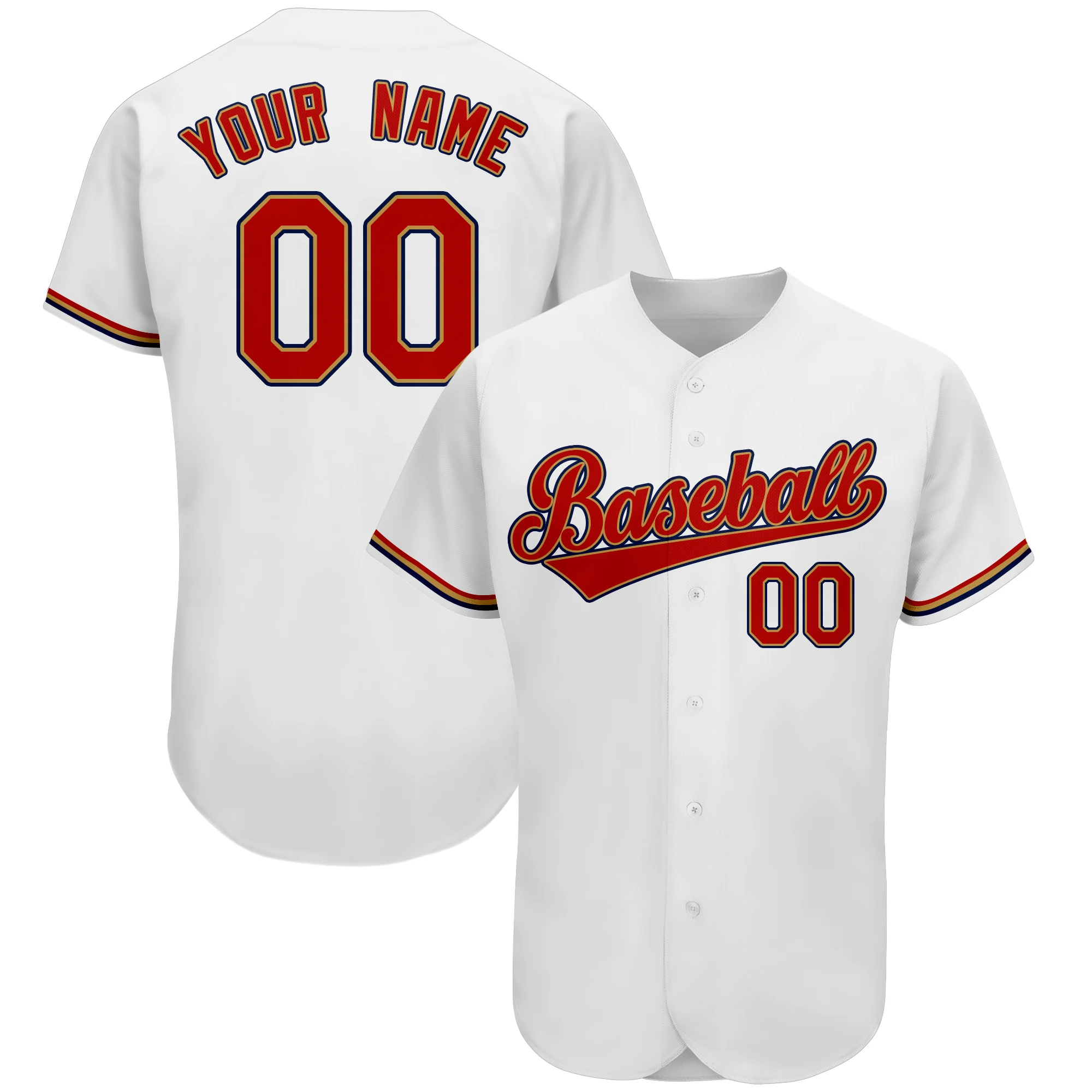 

Custom Baseball Jerseys Embroidered Men Women Youth Name And Number