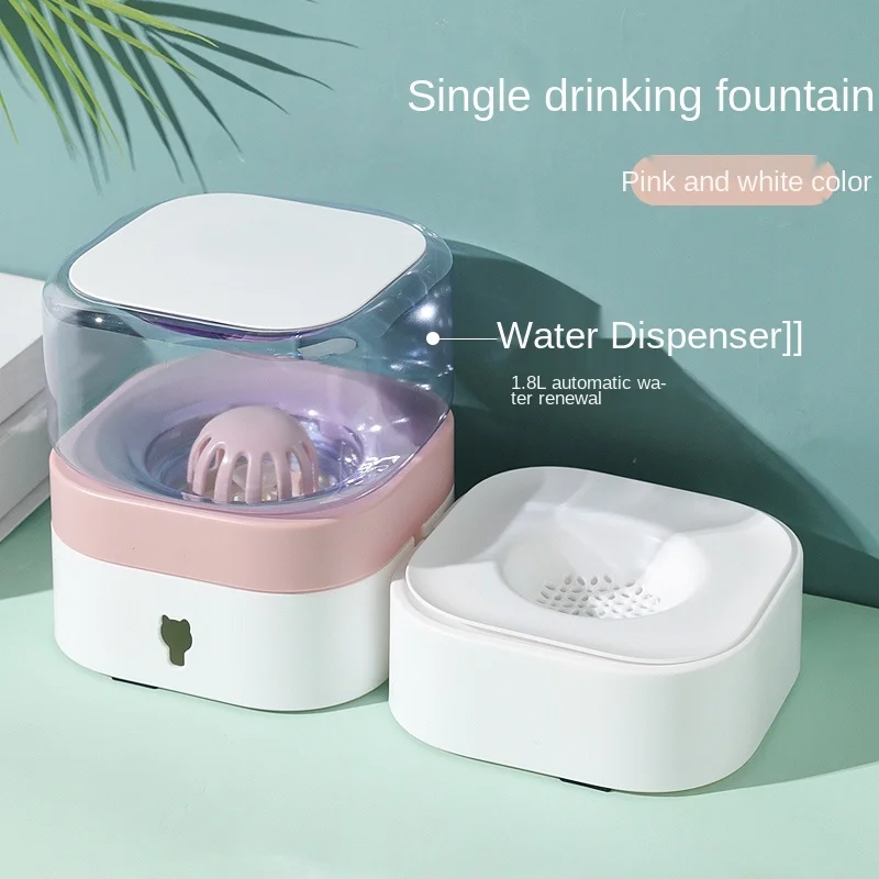 

Cat Water Fountain Unplugged Mobile Drinking Water Apparatus Dog Automatic Mouth Wet-Proof