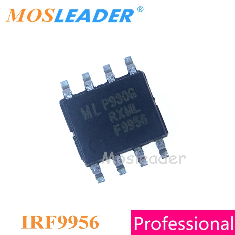 

Mosleader IRF9956, SOP8, 100 шт., 1000 шт., 30 В, N-канал, IRF9956TRPBF, IRF9956PBF, IRF9956TR, сделано в Китае, высокое качество