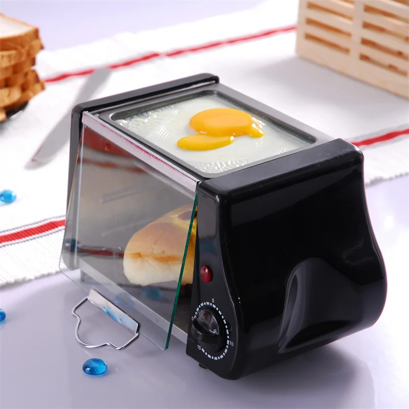 Mini Electric Oven Multifunction for Household Baking Breakfast Machine Grill Fried Eggs Omelette High Quality 220V 800W KX13