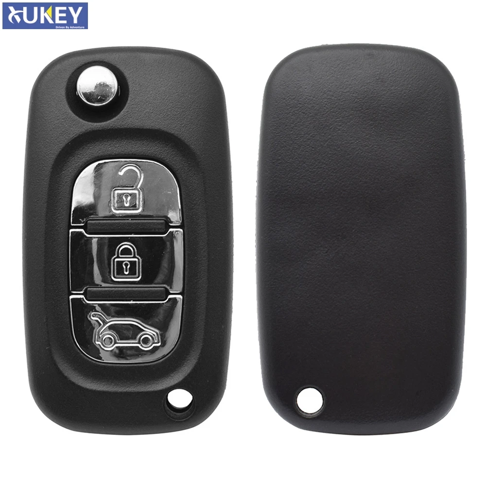 Car Remote Fob Key Shell Case For LADA Priora Kalina Granta Xray X-Ray 2014 2015-2019 Key Replacement Repair Kit 3 Button