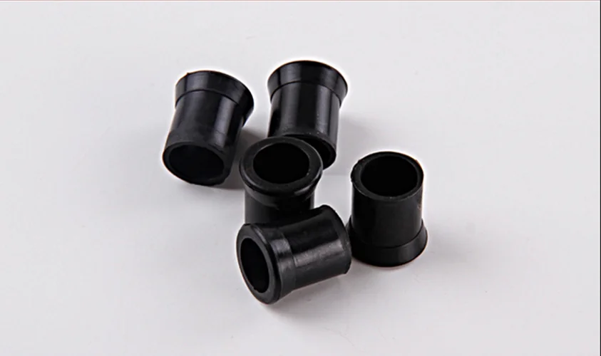 Wholesale 20Pcs Black Tobacco Pipe Mouthpiece Bit Rubber Cover Smoking Pipes Protective Sleeve