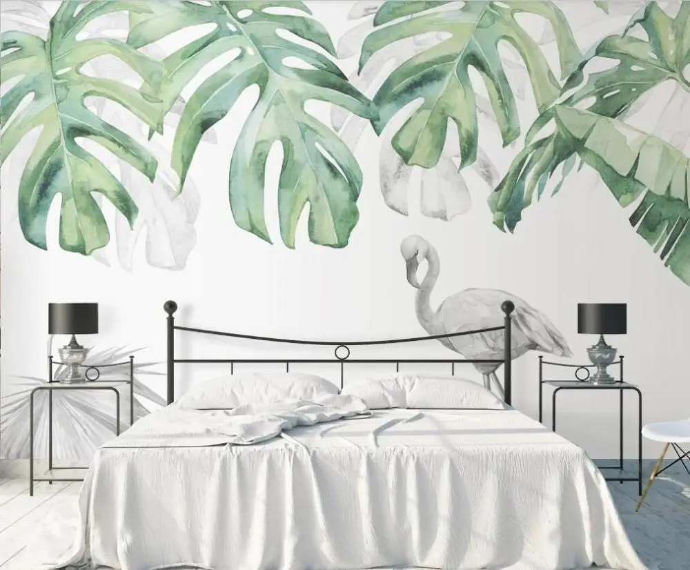 

XUE SU Customized large murals / wallpapers / HD simple modern fresh plant background wall coverings