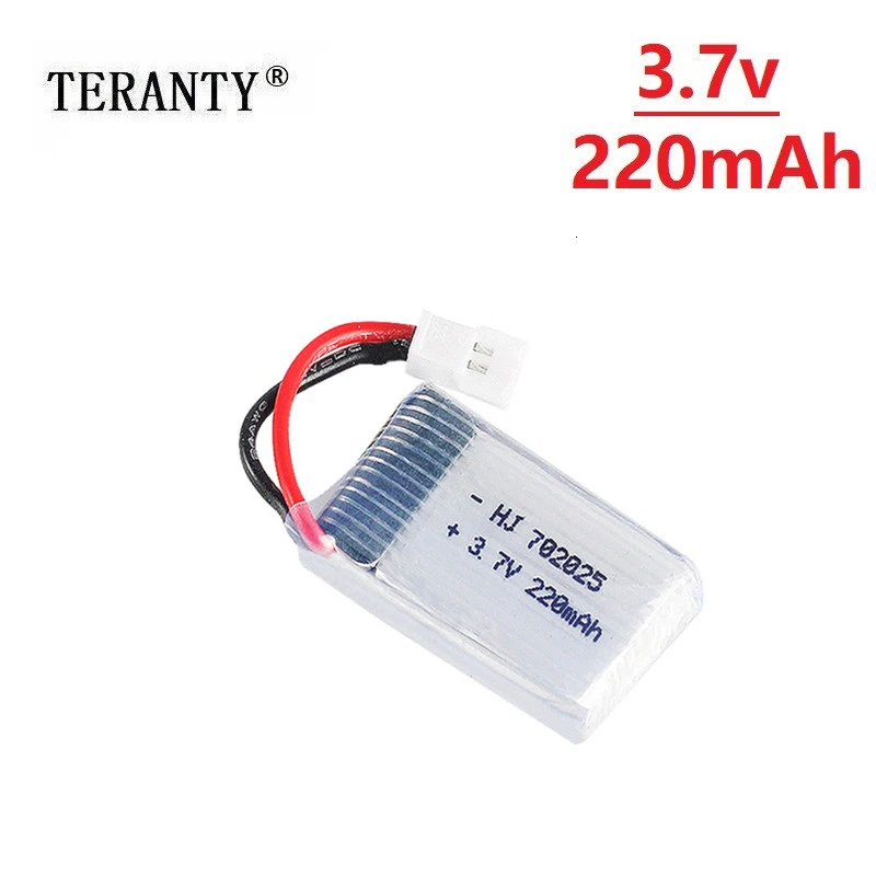 3.7V 220mAh Lipo Battery or charger for 3.7v Rechargeable battery for X4 X11 X13 RC Drone Quadcopter Spare Parts 702025