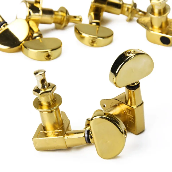 3 لتر 3R موالف أوتاد ضبط مختوم ، آلة رئيسية ، رأس ذهبي ، مناسب لقطع غيتار كهربائي صوتي ، ملحقات