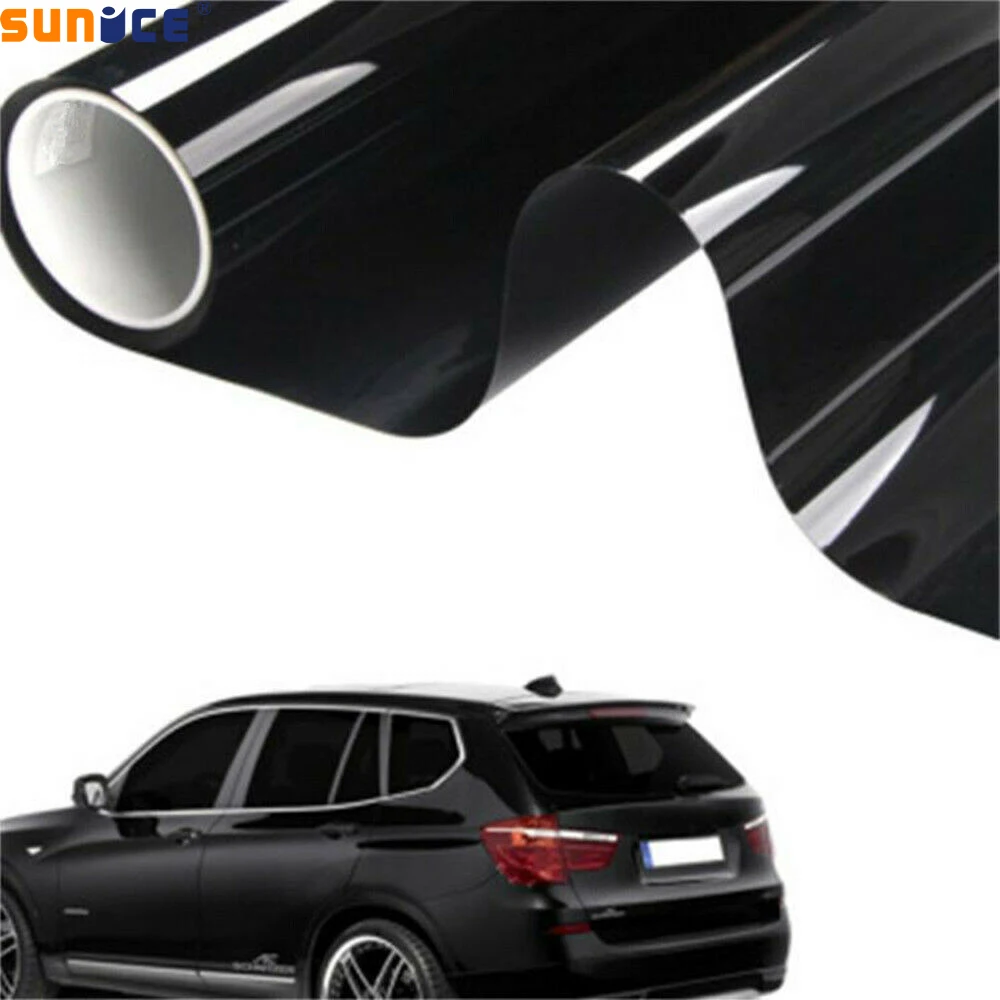 

Sunice 4mil/0.1mm 5% VLT Black Car Window Film Scratch-resistant Glass Sticker Car Solar Tint Privacy protection car foils